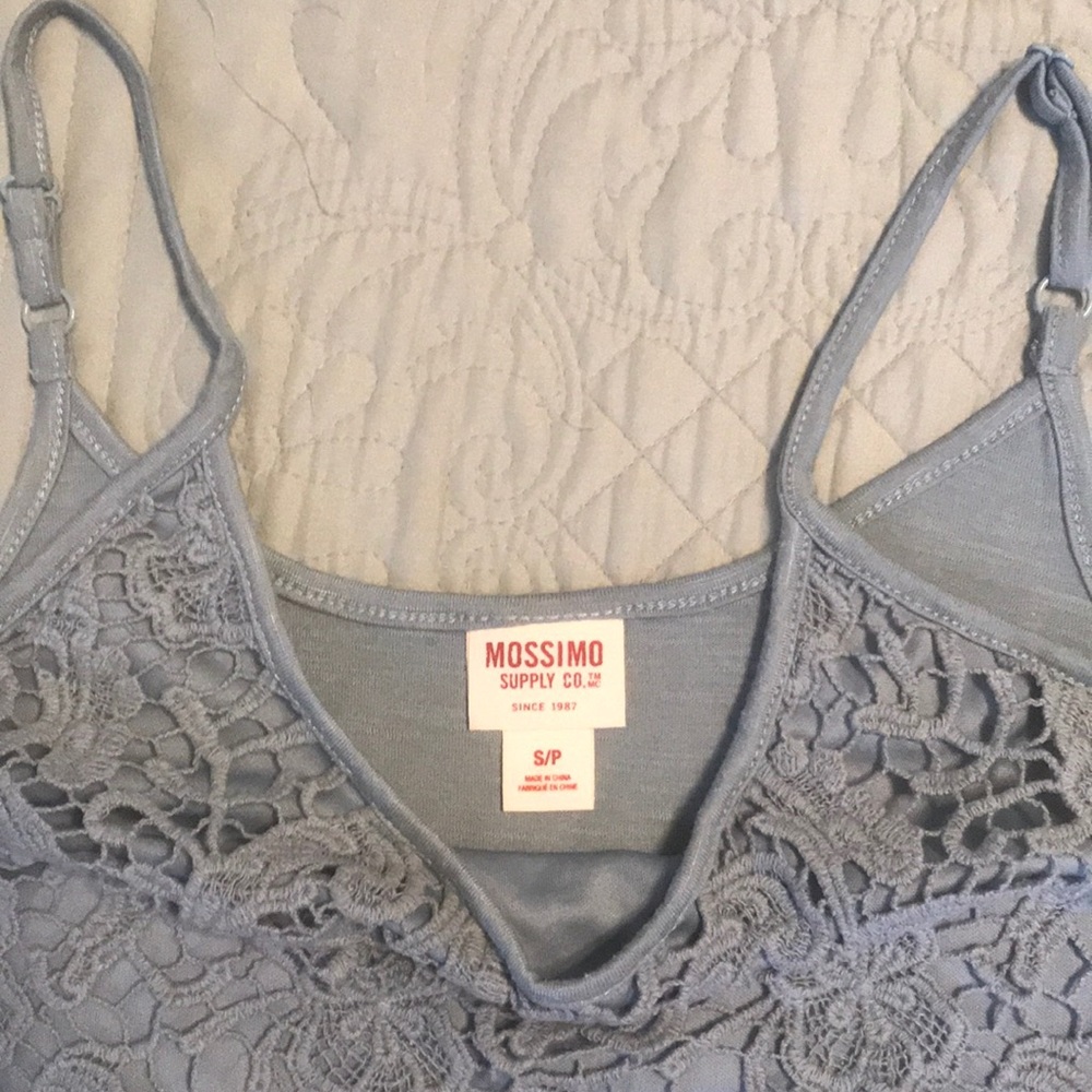 Mossimo Lace Inlay Top - Picture 3 of 5